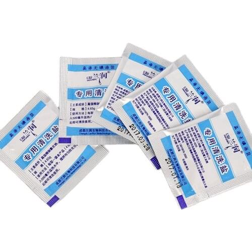 10 pcs Lan Yun special cleaning salt constipation enema bag beauty detox colon hydrotherapy instrument anal Free Shipping