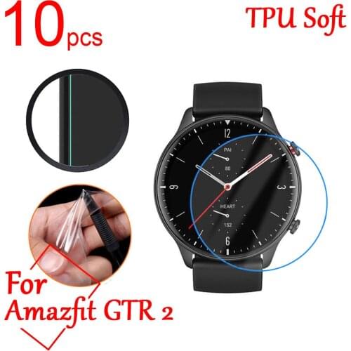 10pcs Ultra Clear TPU Soft LCD Full Screen Protectors cover For Huami AMAZFIT GTS 2/GTR 2/Neo GPS Band sports Smart Watch Film