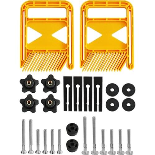 2pcs/pack Accurate Double Adjustable Woodworking Tool DIY Multi Purpose Tables Saw Engraving Router Extended Feather Board Gauge