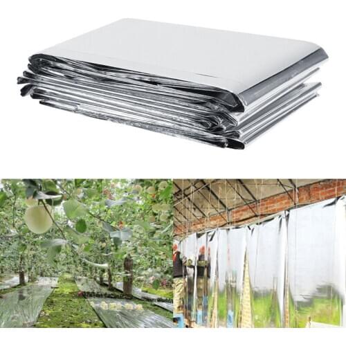 210x120cm Silver Plant Hydroponic Highly Reflective Film Greenhouse Grow Light Reflectance Coating Plants Covers