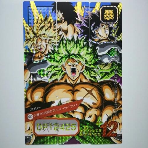 54pcs/set 9 in 1 Super Dragon Ball Z Heroes Battle Card Ultra Instinct Goku Vegeta Super Game Collection Cards