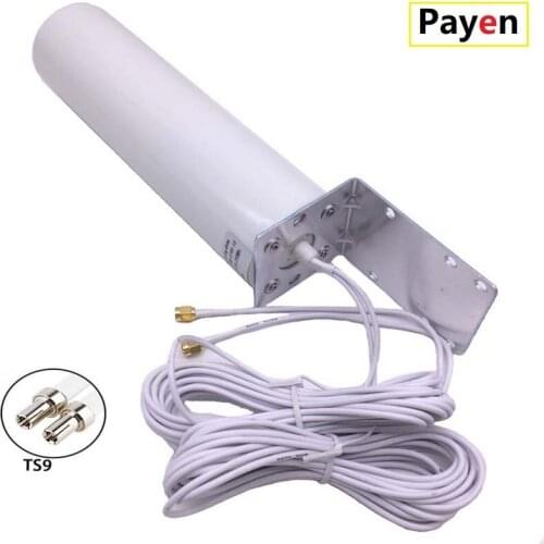 3G 4G LTE External Antennna Outdoor with 5m Dual SlIder TS9 Connector for 3G 4G Router Modem