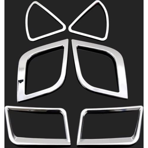 Car air-conditioning outlet Glove box handshandle ABS chrome Accessories For Hyundai Solaris accent sedan hatchback 2011-2015