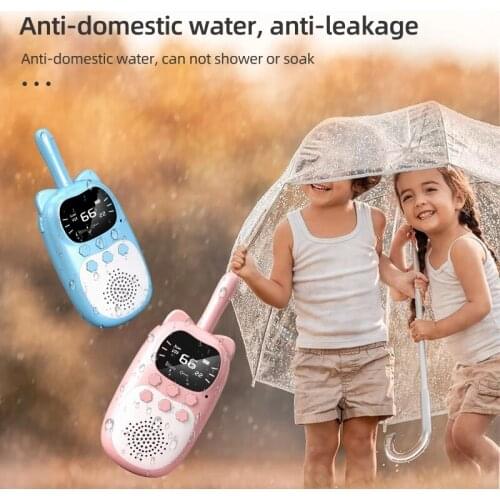 Wireless Walkie-talkie Strong Penetration 3KM Call Waterproof Parent-child Interactive LED Light USB Charging Childrens Toys