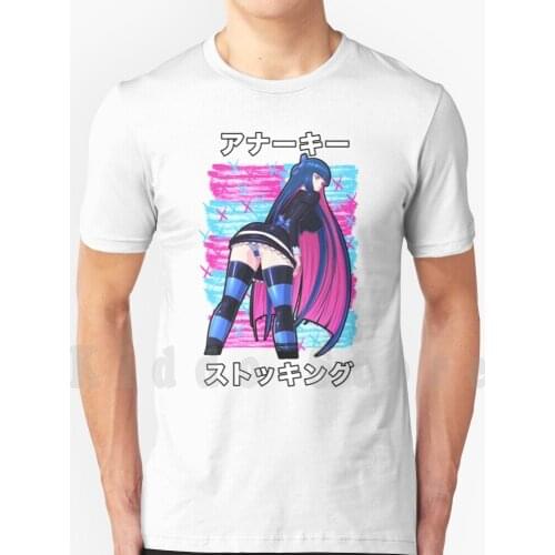 Stocking Anarchy T Shirt Cotton Men Diy Print Cool Tee Panty Stockings Garterbelt Reit Hentai Sexy Ass Stocking Anarchy Pinup
