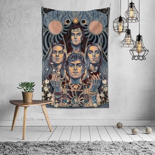 Art Deco Closet Interior Home Decor Tapestry