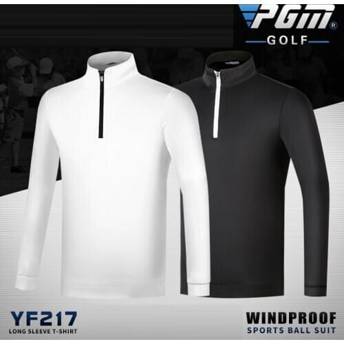 Childrens Shirt Golf Clothing Boy TShirt Long Sleeve Zipper Collar Tops Outdoor Clothes Sportswear Team Uniform