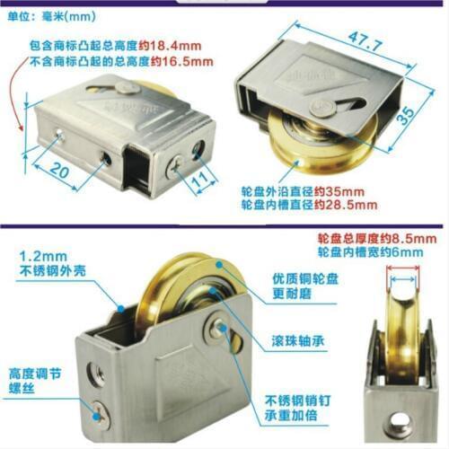 Stainless steel type 73 aluminum alloy doors and Windows pulley