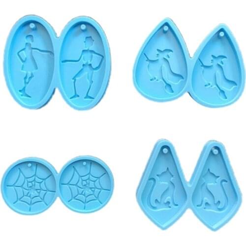 Resin Molds Are Suitable for Jewelry Silicone Resin Jewelry Molds Including Earrings Pendants Bracelets Necklaces Molds A5KE