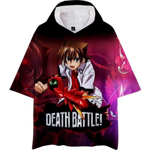 Summer 3D Printing High School DxD Hooded T-shirt Men Women Tops Fashion Hip Hop Tees Casual Boys Girls Cool Hoodie t-shirt