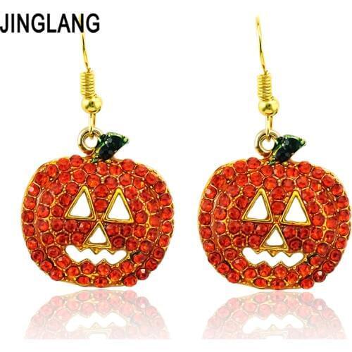 Женские золотые серьги JINGLANG China At AliExpress