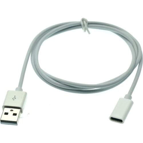 Cable USB 2.0 to Type-C Converter Charger Portable USB Male to USB 3.1 Type-C Female Cable For Huawei FreeLace Earphone 0.2M 1m