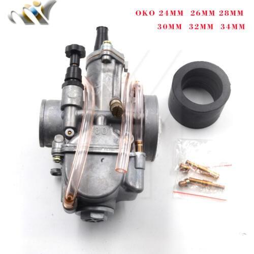 OKO 24 26 28 30 32 34 OKO24 PWK Carb. Racing Carburetor Scooter JOG DIO KR150 RTL250 CR80 CR85R CR125 NSR50 NSR80 DT100 125 175