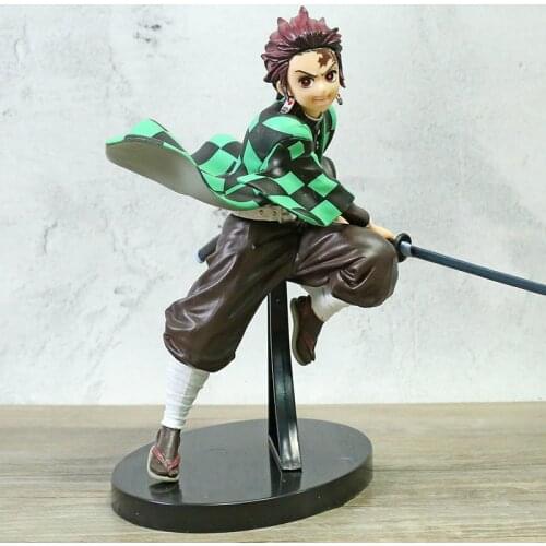 Vibration Stars Demon Slayer Kamado Tanjirou Fighting Ver PVC Figure Collectible Model Toy