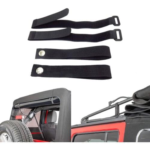 Car Roof Retaining Fix Belt Soft Top Roof Fix Rope For Jeep Wrangler JK JL TJ