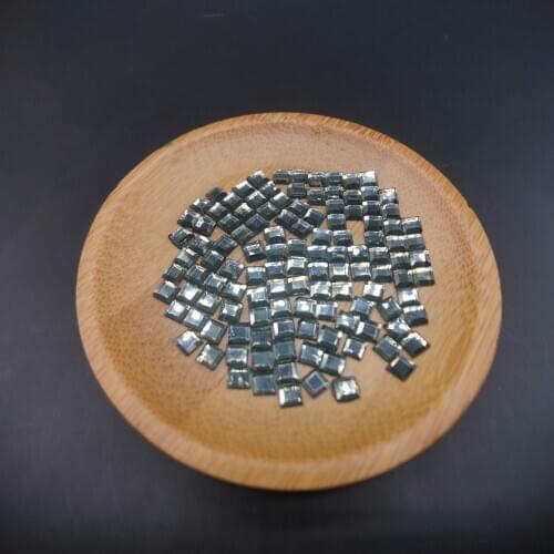 4MM Square Flat Back Crystals Hotfix Rhinestones 288Pcs Garment Glass Crystal Beads Accessories Glitter Crafts