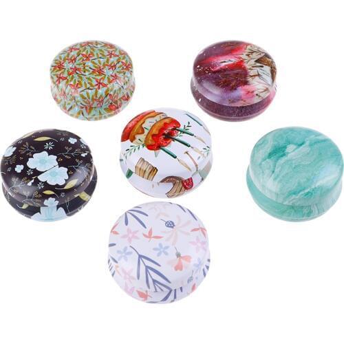 Mini Portable Tin Box Tablet Box Metal Round Pill Box Drug Holder Medicine Tablet Capsule Box Container Storage Travel
