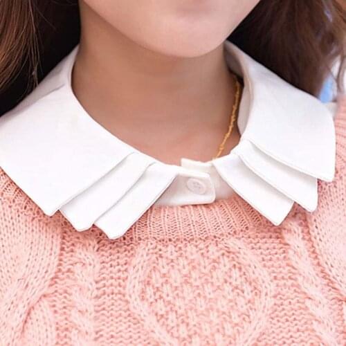 Multi-layer Collar Fake Tie Ladies Shirt Collar New Decorative Tie Spring And Summer Clothing Accessories
