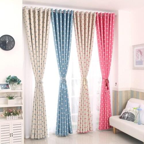 Fashion Kids Bedroom Blackout Curtains with Grommet Jinya Home Decoration Kitchen Cafe Window Curtain Panels for Living Room