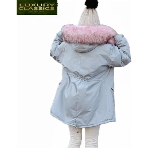 New Winter Jacket 2021 Women Thick Cotton Padded Parkas Long Warm Coat Big Fur Hooded Female Clothes Abrigo Mujer LWL939