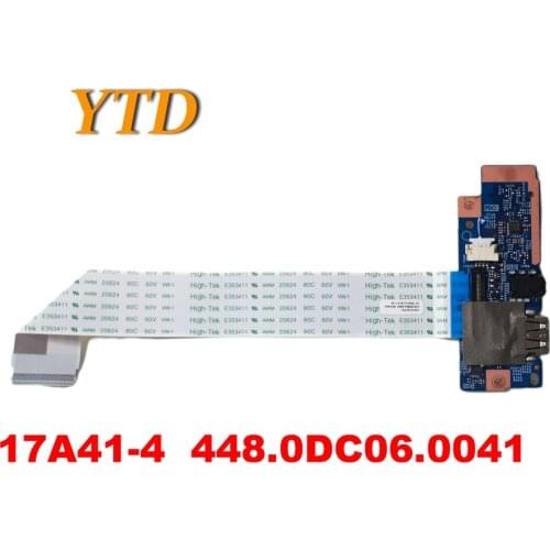 Original for 17A41-4 USB board audio board cable 17A41-4 448.0DC06.0041 tested good free shipping