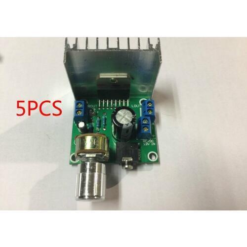 5PCS TDA7297 power amplifier board digital power amplifier board dual channel noise free 12V finished power amplifier board