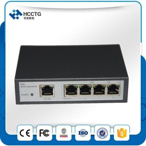 Professional 1+4 Port 10/100Mbps Poe Switch For Video Surveillance HCC-204EP-E