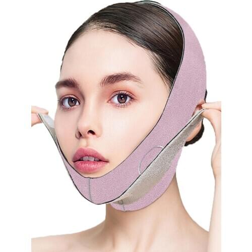 Face Slimming Strap, Reusable Double Chin Reducer Strap, Pain-Free Facial Chin Slimmer Device, V-Line Face Lifting Bandage