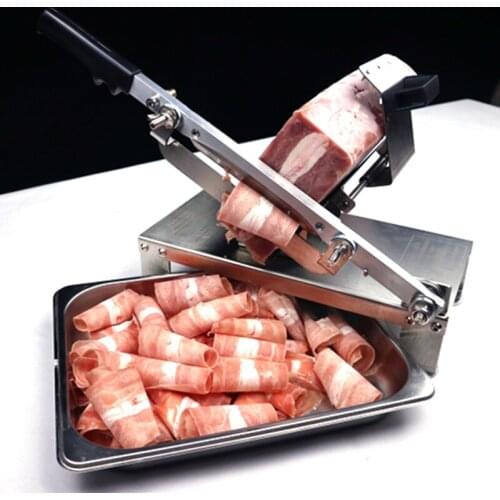 Meat Slicer Manual Household Commercial Lamb Slicer Frozen Meat Slicer Fat Beef Mutton Slicer
