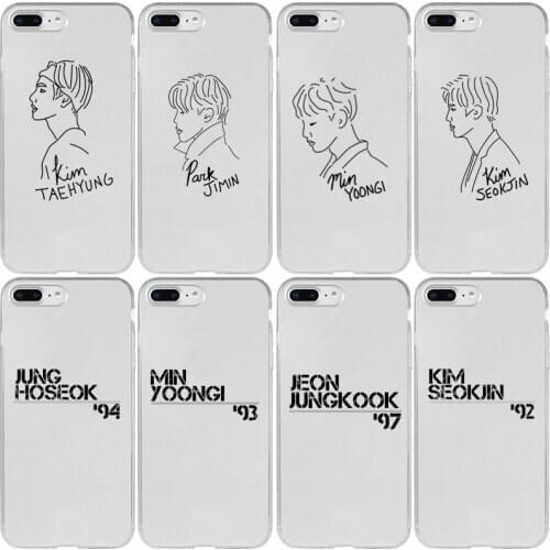 TAEHYUNG NAMJOON HOSEOK JIN YOONGI JIMIN JUNGKOOK Cover Case for Oneplus 3 3T 4 5 5T 6 6T 7 7T 8 Pro