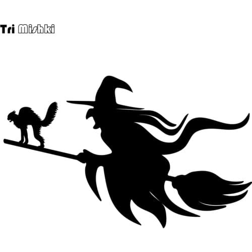 Tri Mishki Witch Stickers