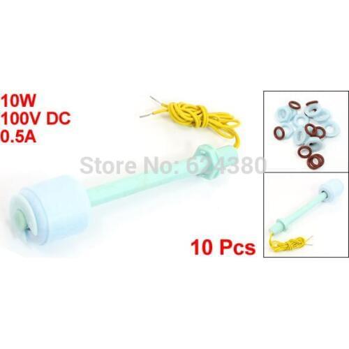 ZP10010 Fish Tank Pool Liquid Water Level Sensor Vertical P.P PP Float Switch Blue x 1 Bag ( 10 pcs)