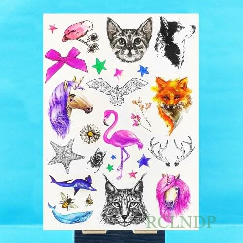 Waterproof Temporary Tattoo Sticker on body tatto stickers flash tatoo fake tattoos for women girl