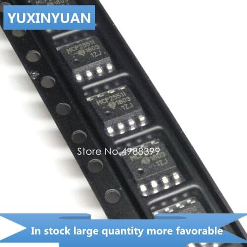 YUXINYUAN 10PCS/LOT MCP2551I-SN MCP2551I SOP8 in stock
