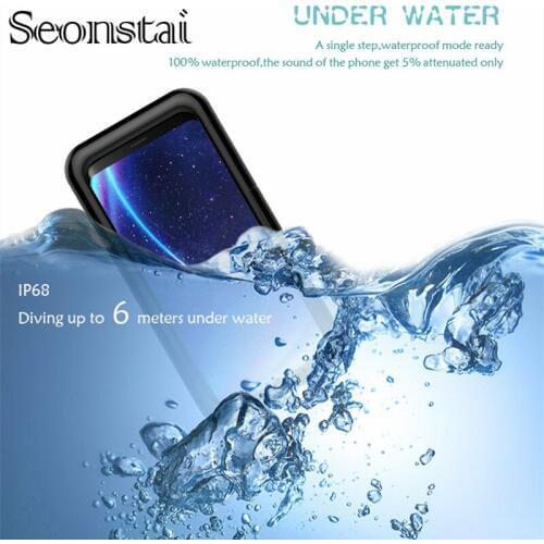 Full Body Protective Case For Samsung Galaxy S9 Plus S8 Plus S6 S7 Edge Waterproof Cases for Samsung Note5 8 4 Transparent Cover