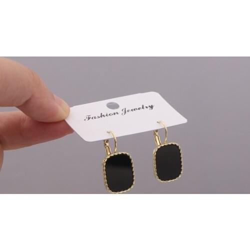 2020 korean fashion geometry gold earrings for women statement luxury drop earings designer hoops earing jewelry for women