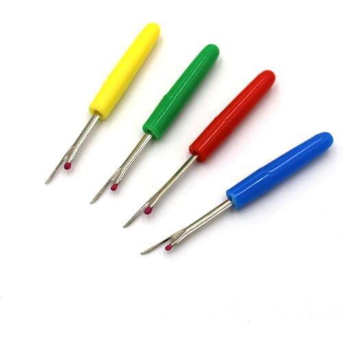 100pcs Sewing Threads Cutter Sewing Stitches Seam Ripper Knit Cross-Stitch Unpicker Device DIY Needlecraft Sewing Supplies Tool