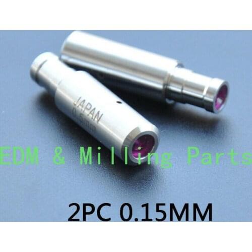 2PCS CNC EDM Drilling Wire cut Machine Parts Ruby Ceramic Electrode Guide 0.15MM For EDM Wire Cut Ruby Electrical Mill Part