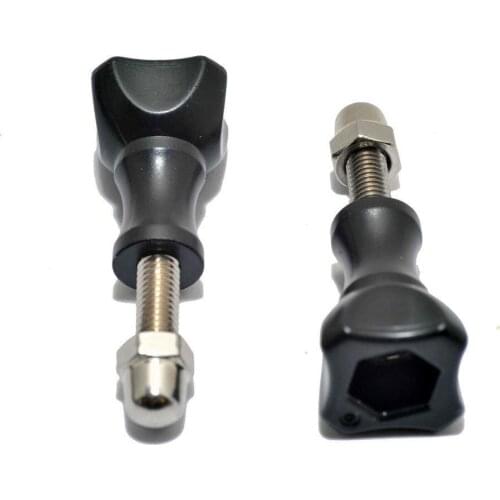 2PCS Screw Long Short Nut Mount Adapter For GoPro Yi Hero Camera For Sony 4k 9/8/7/6/5/4/3/3 /2/1 For Xiaomi Accessories W8E9