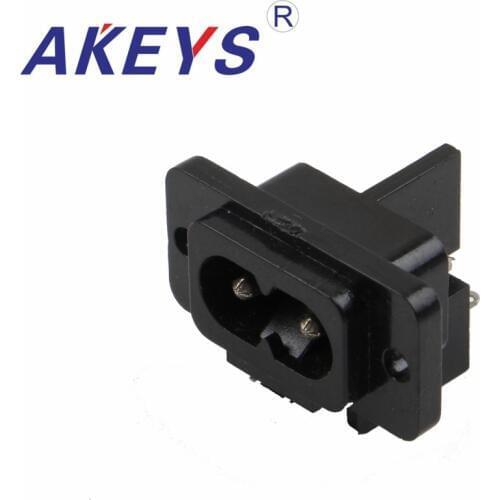 20PCS AC-001-2P 2PINS DB appliance socket 220v power supply notebook outlet for home appliances