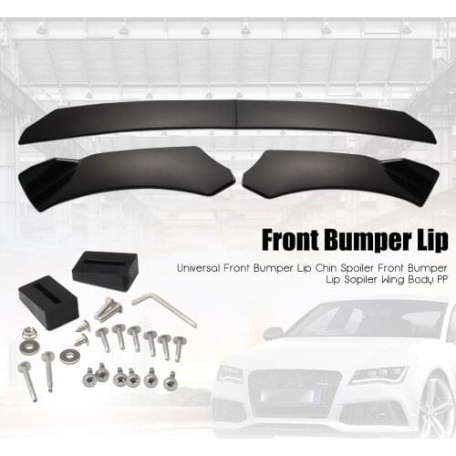 4Pcs Car Front Bumper Lip Diffuser Splitter Car Styling Accessories Spoiler Protector Shovel Universal