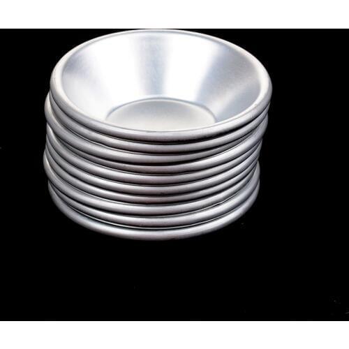 Egg Tart Aluminum Cupcake Cake Cookie Mold Lined Mould Tin Baking Tool Ping Round Tart Mold Aluminum 6pcs
