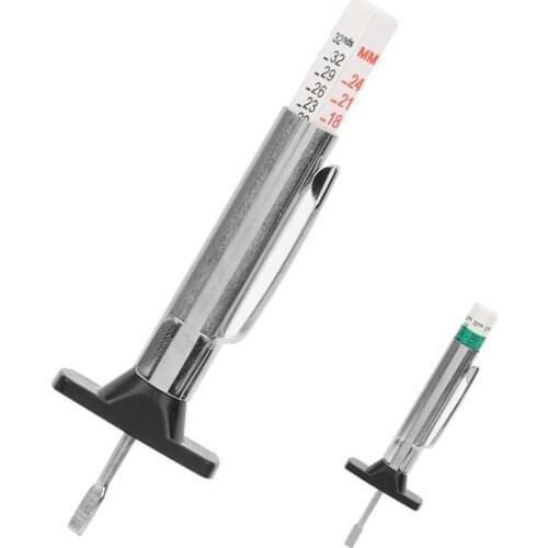 Car spoilers rear spoiler car 0‑25mm Car Tire Tread Depth Gauge Tester Portable Car Tyre Measuring Tool Universal car
