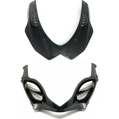 Carbon Fiber Color Upper Front Fairing Cowl Nose For Suzuki GSXR 1000 2009-2016 K9