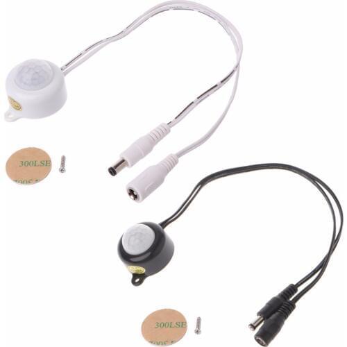 DC 5-24V/5A With Plug For LED Strip Human Body Infrared PIR Motion Sensor Switch