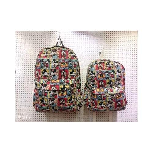 Disney Mickey Style Anime Figures Cartoon Product Cosplay Accessories Oxford Casual Backpack Rucksacks Gifts Unisex