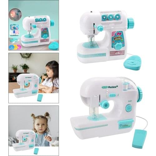 Sewing Machine Toy Kids Small Home Appliance Toy Creative Gifts for Beginner
