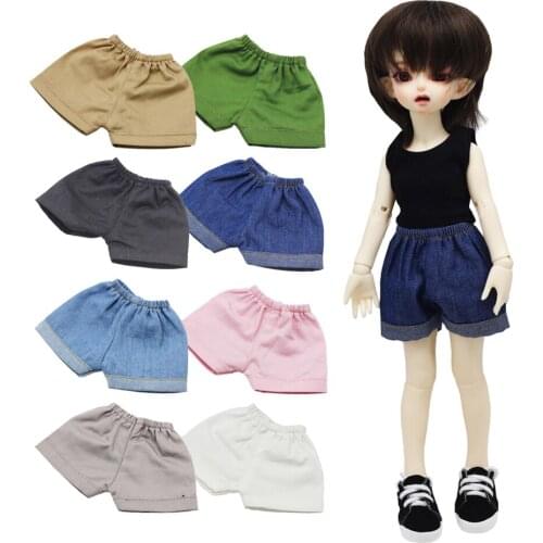 Doll Short Pants for 1/6 BJD Dolls Summer Pants Korean Casual Loose Holiday Trousers Toy Clothing Accessories