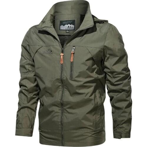 Men Military Jackets Outdoor Hooded Thin Coats Windbreaker Windproof Spring Autumn Sports Jacket Camping Hiking Outwears Coat