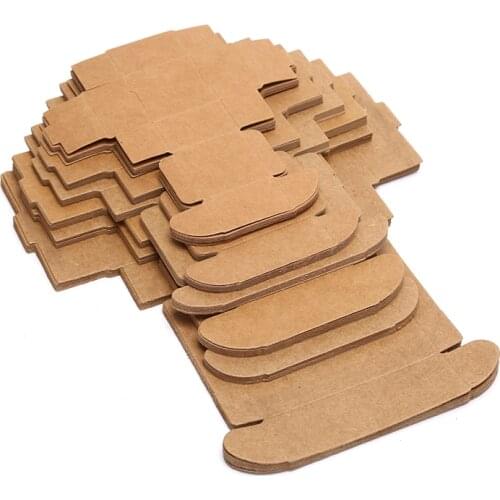 HOT!10Pcs/Set Kraft Cardboard Packing Gift Box Handmade Soap Candy For Wedding Decorations Event Party Supplies